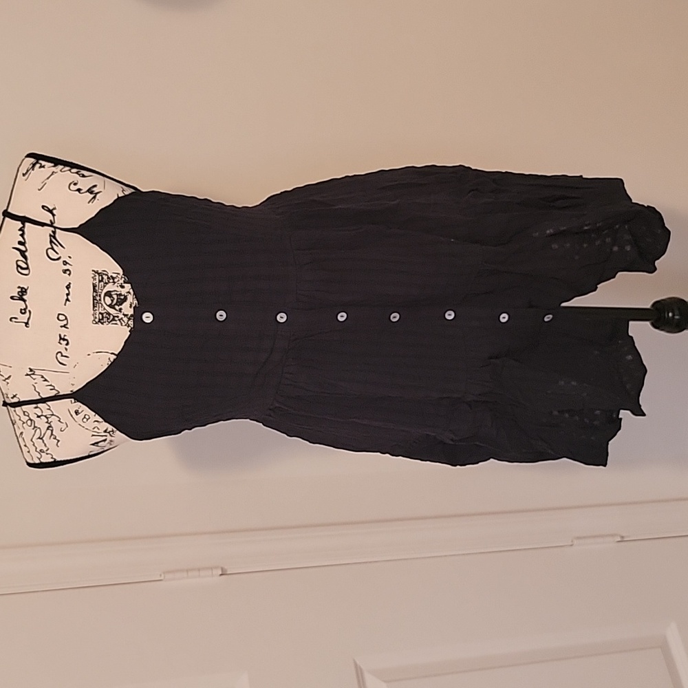 Sleeveless Button Dress